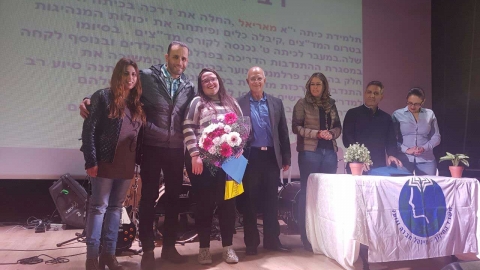 רביד צרפתי קיבלה את אות הפעילה המצטיינת של המחוז